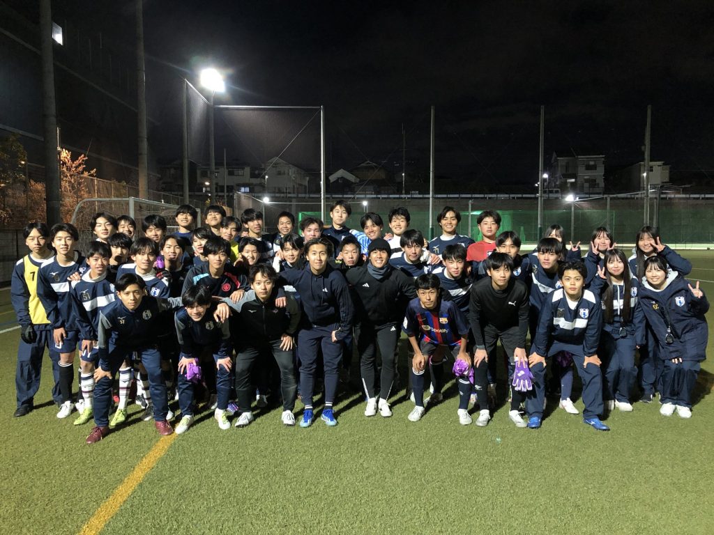 【男子サッカー部】プロ選手が練習に参加！